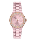 Michael Kors Quartz Pink Dial Analog Stainless Steel Women's Watch, MKO1254