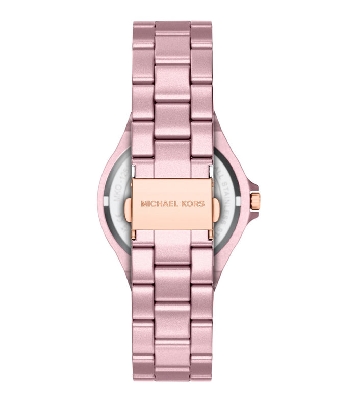 Michael Kors Quartz Pink Dial Analog Stainless Steel Women's Watch, MKO1254