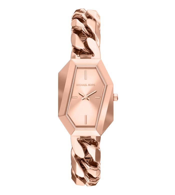 Michael Kors Quartz Rose Gold Dial Analog Stainless Steel Women's Watch, MK7601