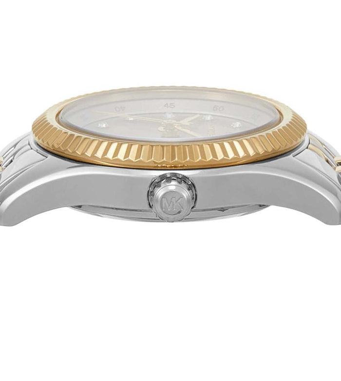 Michael Kors Quartz Silver Dial Analog Stainless Steel Women's Watch, MK4815SET