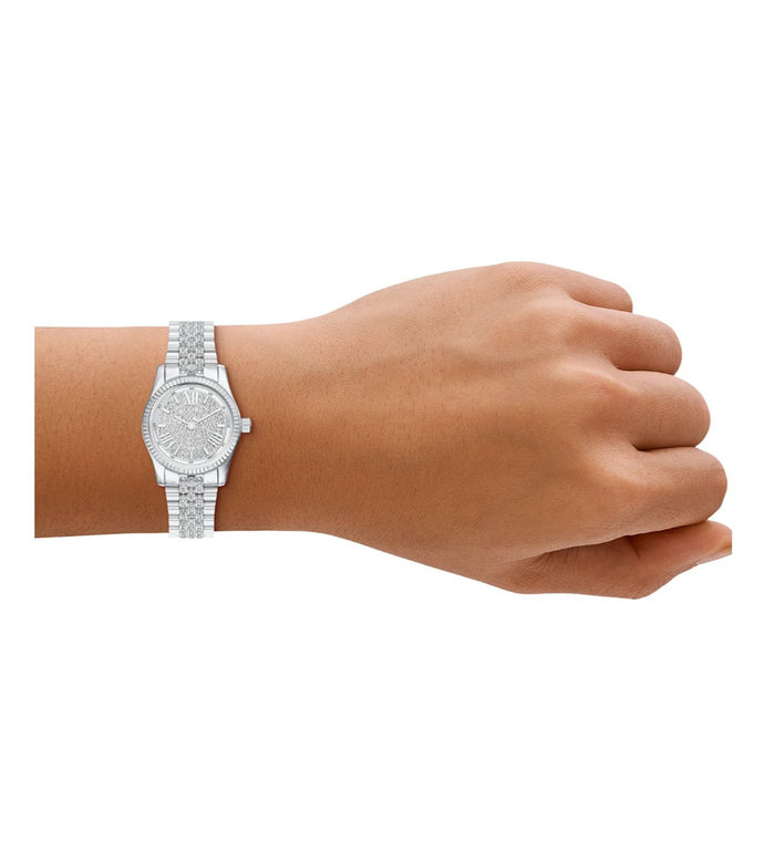 Michael Kors Quartz Silver Dial Analog Stainless Steel Women's Watch, MK7577