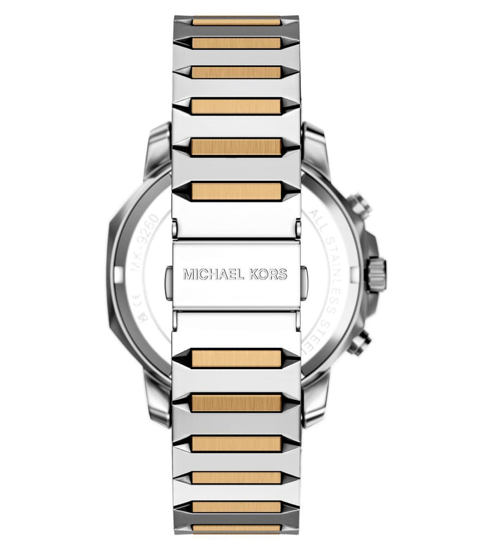 Michael Kors Quartz Silver Dial Chronograph Stainless Steel Men's Watch, MK9260