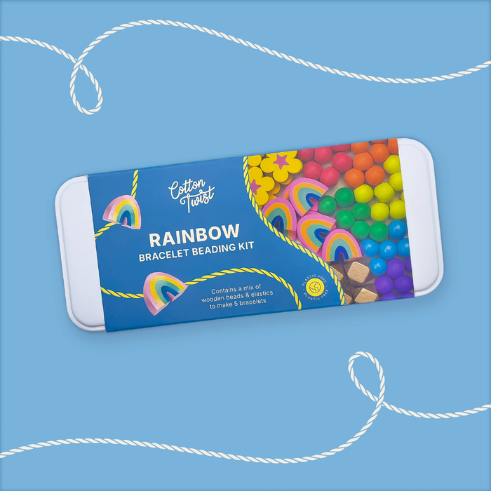 Rainbow Bracelet Beading Kit Tin