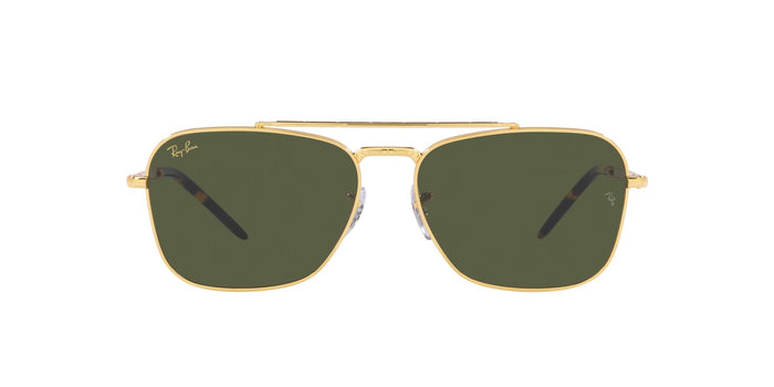 Ray-Ban New Caravan RB3636 Legend Gold/Green #colour_legend-gold-green