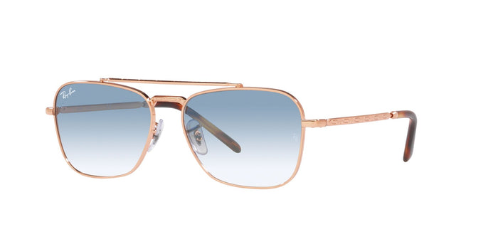 Rose Gold/Clear Gradient Blue / 58