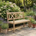 Richmond Light Teak Outdoor 2 Seater Bench