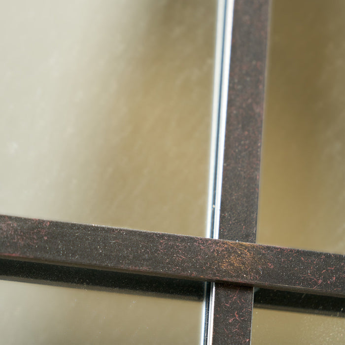 Roslyn Bronze Square Wall Mirror
