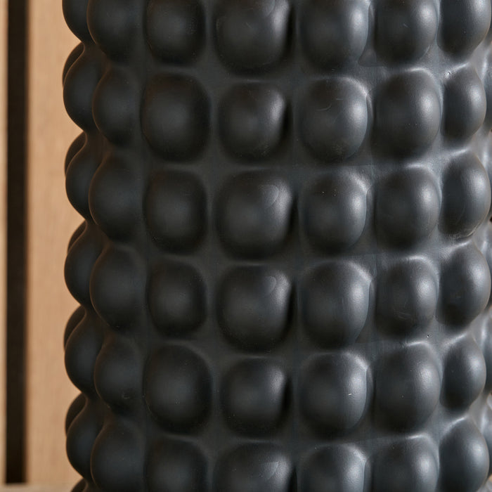 Seraphina Black Bobbled Ceramic Tall Table Lamp Base