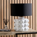 Serena White Bobble Ceramic Large Table Lamp Base