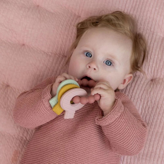 Silicone Teething Toy - Pink