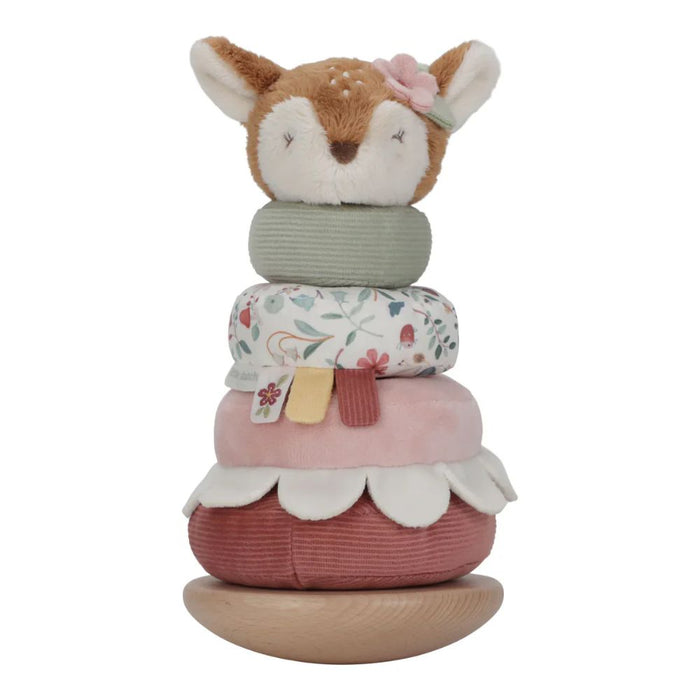 Soft Little Deer Rocking Ring Stacker - Fairy Garden