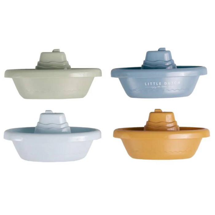 Stackable Bath Boats - Blue