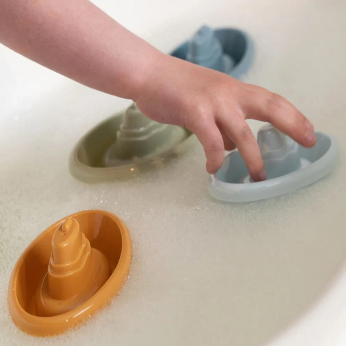 Stackable Bath Boats - Blue