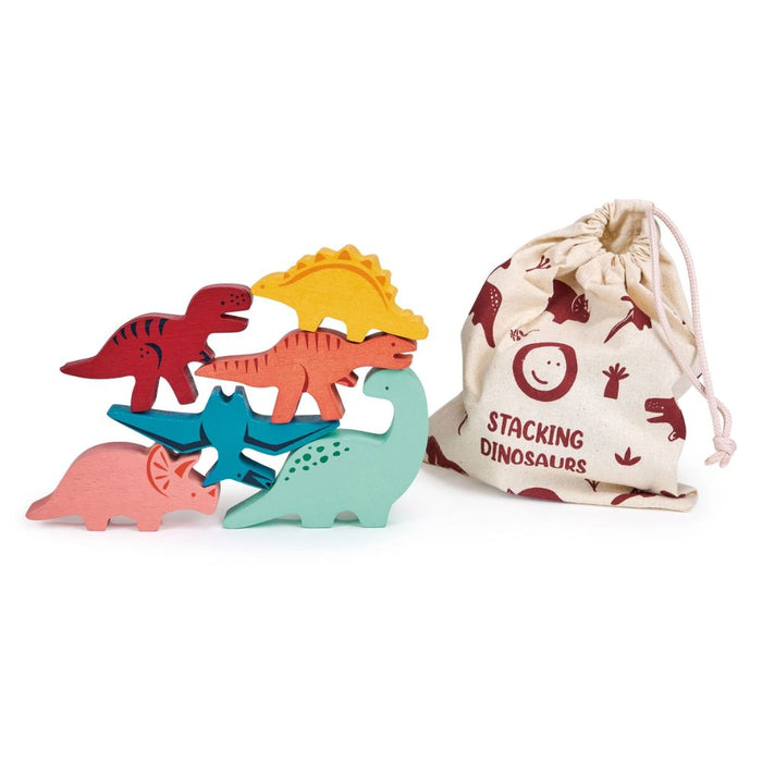 Stacking Wooden Dinosaurs