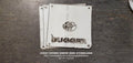 Stainless steel mudflap counterweights TOYOTA HILUX
