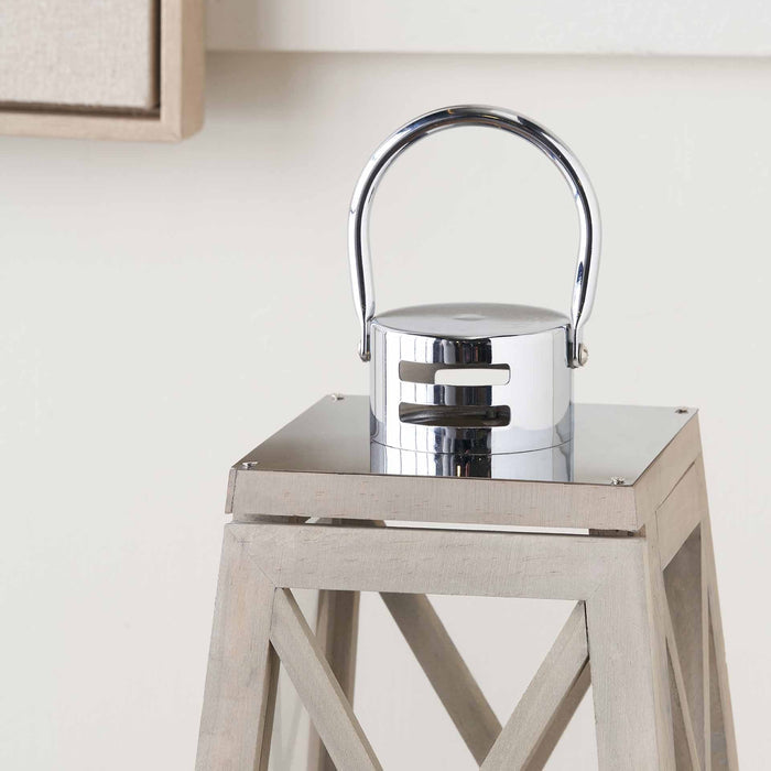 Tenby Grey Lantern Table Lamp