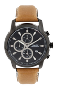Timex Black Dial Round Case Chronograph Function Men's Watch, TW000Y504