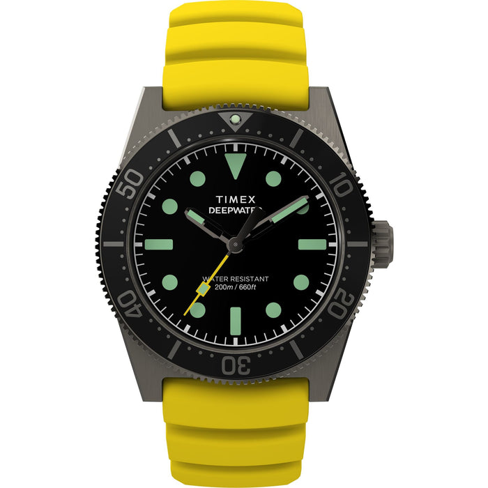 Timex Deepwater Reef 200 41mm Synthetic Rubber Strap Men's Watch, TW2W74800UJ