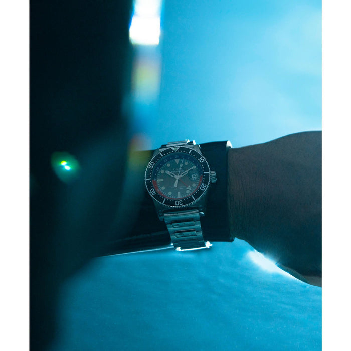 Timex Deepwater Reef 200 GMT 41mm Stainless Steel Bracelet Men's Watch, TW2W95300UJ