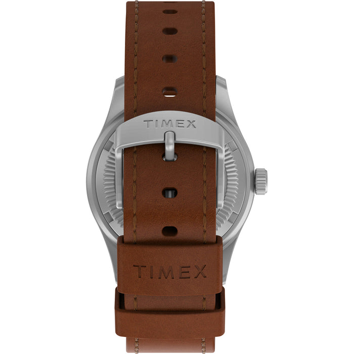 Timex Expedition Field Post Mechanical 38mm Eco-Friendly Leather Strap Men's Watch, TW2V00700X6