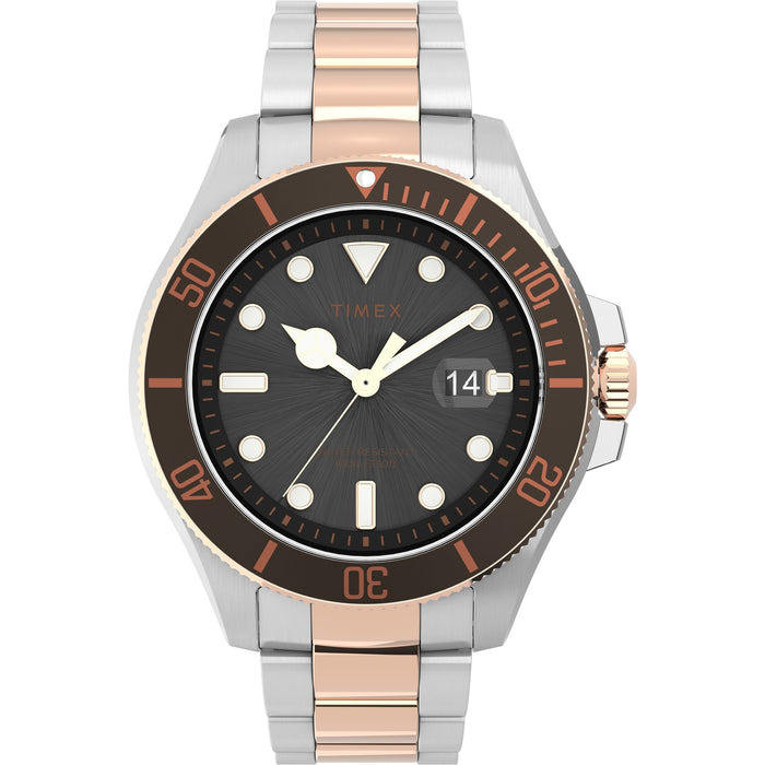Timex Harborside Coast 43mm Stainless Steel Bracelet Men's Watch, TW2V42100UJ