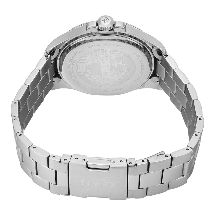Timex Harborside Coast 43mm Stainless Steel Bracelet Men's Watch, TWEG27000