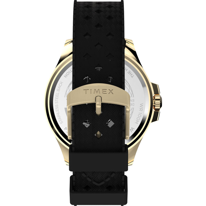 Timex Harborside Coast 44mm Synthetic Rubber Strap Men's Watch, TW2Y05300UJ