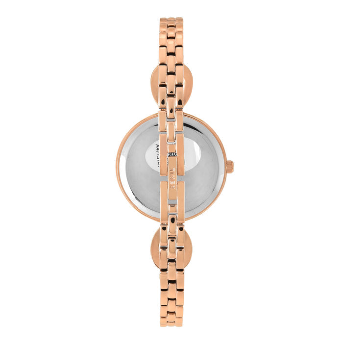 Timex Magenta Round Dial Analog Women's Watch, TWEL18110