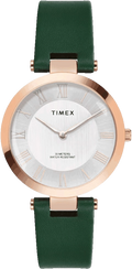 Timex Quartz Dial Analog Leather Women's Watch, TWEL19209