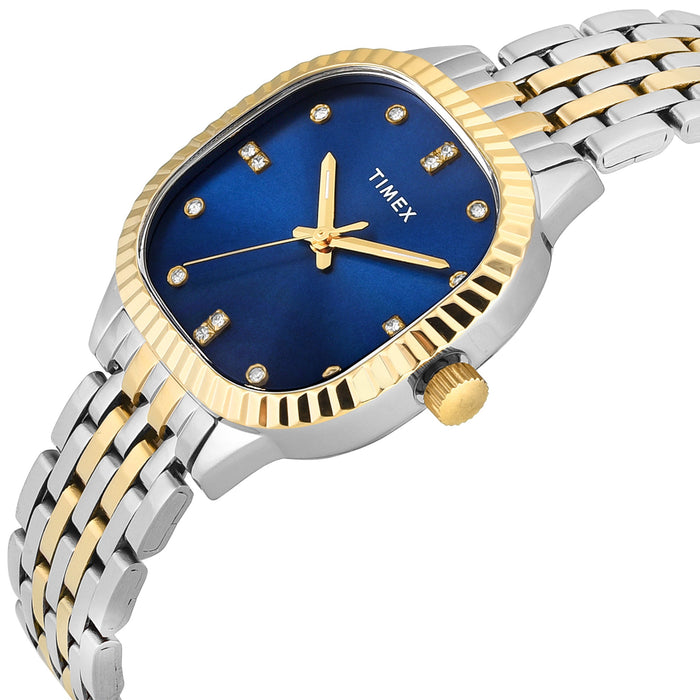 Timex Square 29mm Blue Dial Analog Women's Watch, TWEL27301