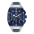 Timex Vector Blue Rectangle Chronograph Dial Analog Men's Watch, TWEG26202