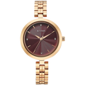 Titan Karishma Quartz Analog Pink Dial Rose Gold Stainless Steel Strap Women's Watch, 2969WM01