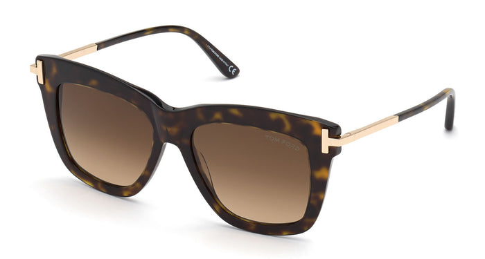 Tom Ford Dasha TF822 Dark Tortoise/Brown Gradient #colour_dark-tortoise-brown-gradient