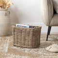 Tora Grey Kubu Magazine Basket