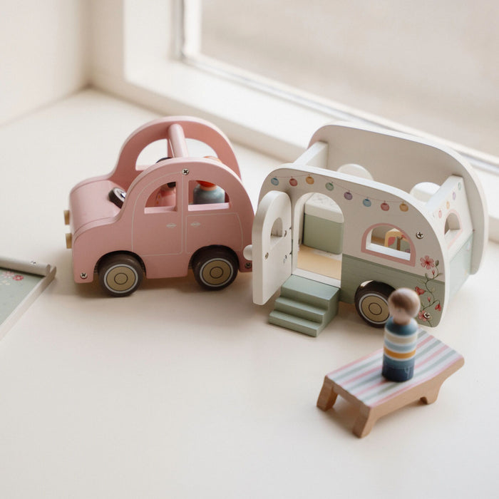 Toy Car With Caravan
