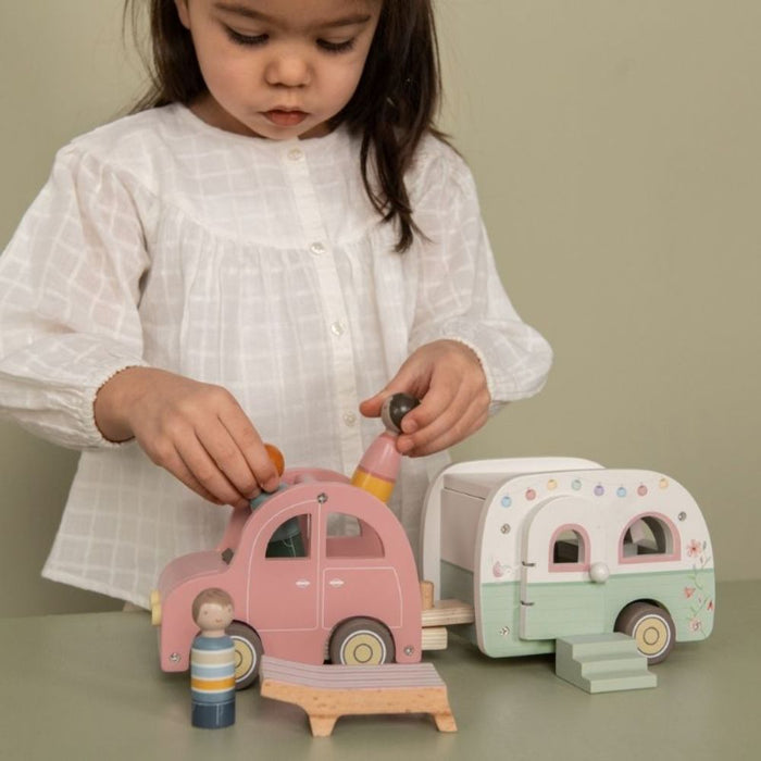 Toy Car With Caravan