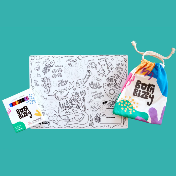 Under the Sea Reusable Drawing Mat