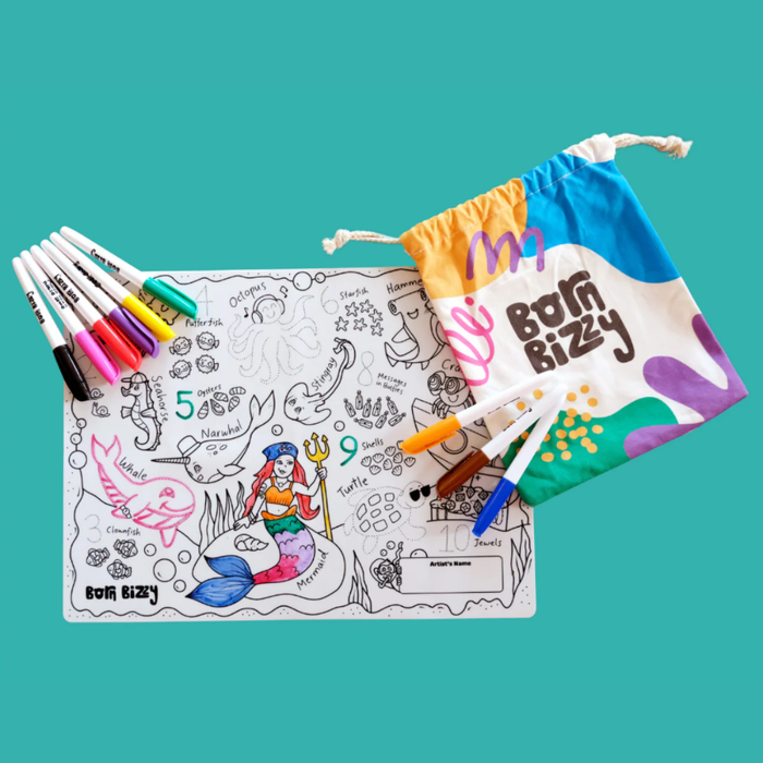 Under the Sea Reusable Drawing Mat