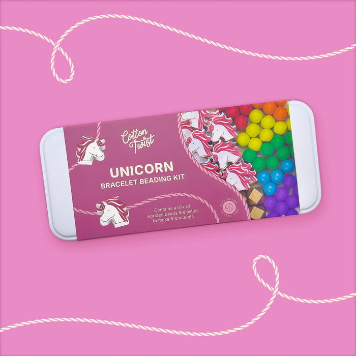 Unicorn Bracelet Beading Kit Tin