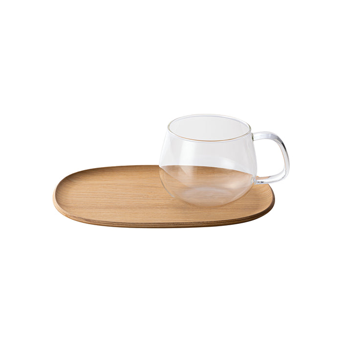 UNITEA cup & tray 210mm willow