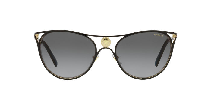 Versace VE2237 Black-Gold/Polarised Grey Gradient #colour_black-gold-polarised-grey-gradient