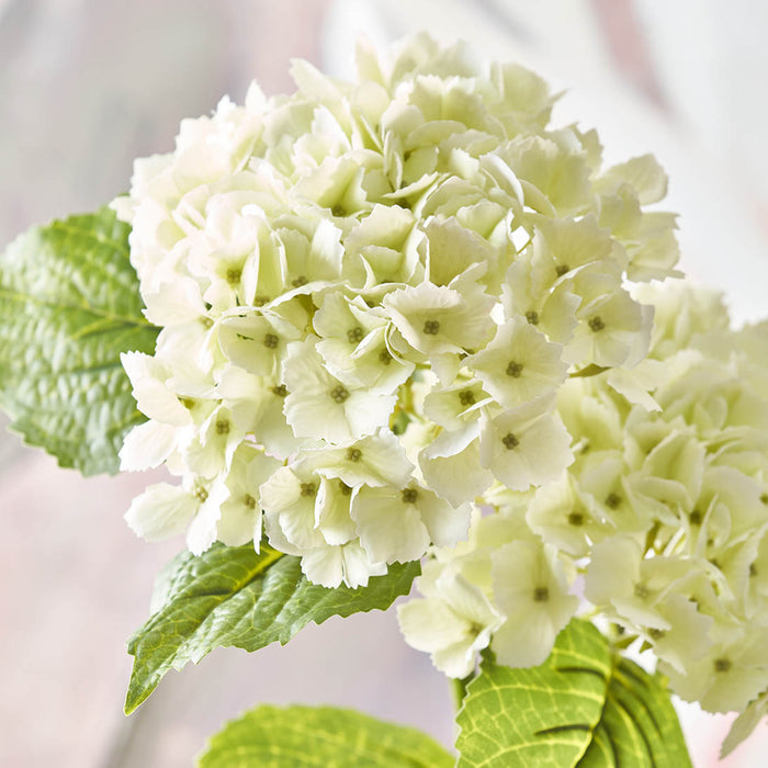 White Hydrangea Faux Flower Bunch