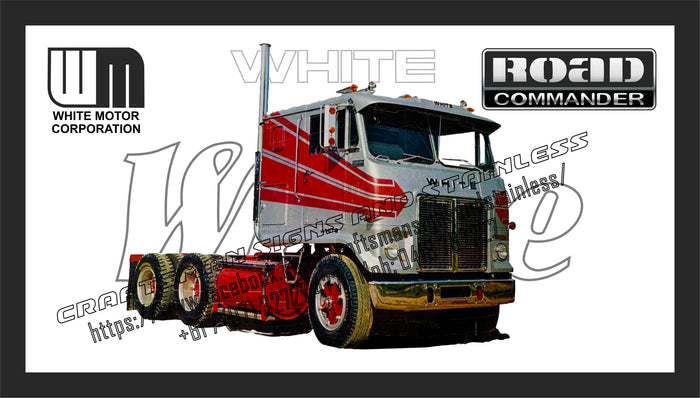 WHITE 'Road Commander' Bar Mat
