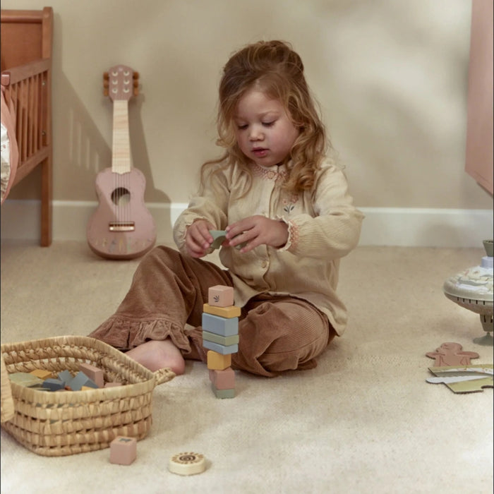 Wooden Building Blocks - Safari Friends