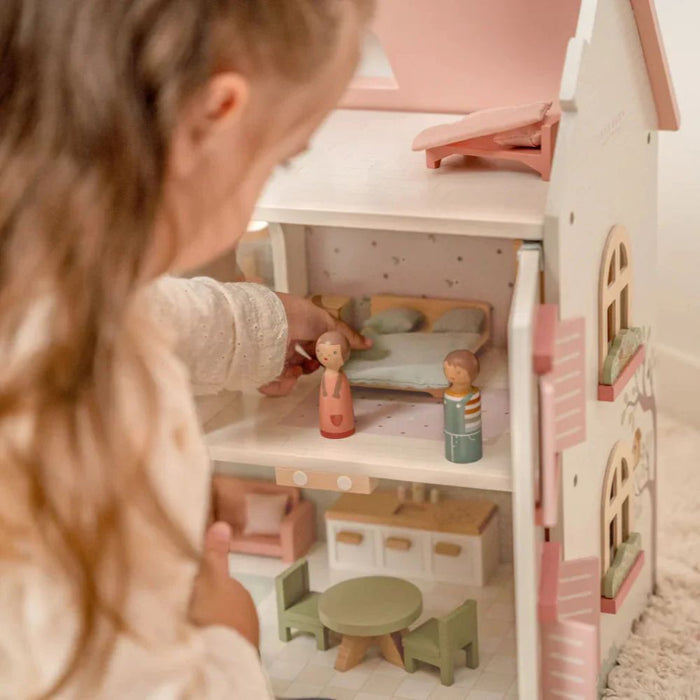 Wooden Dollhouse - Medium