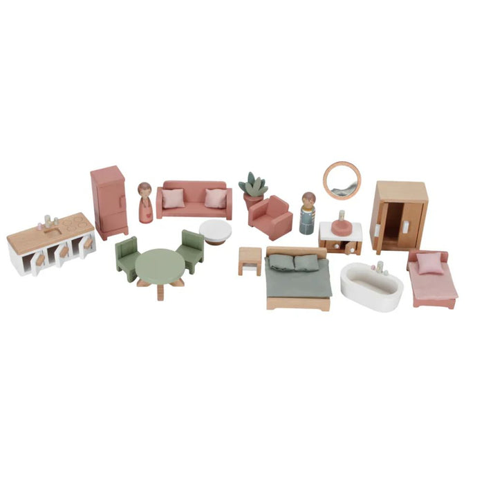 Wooden Dollhouse - Medium