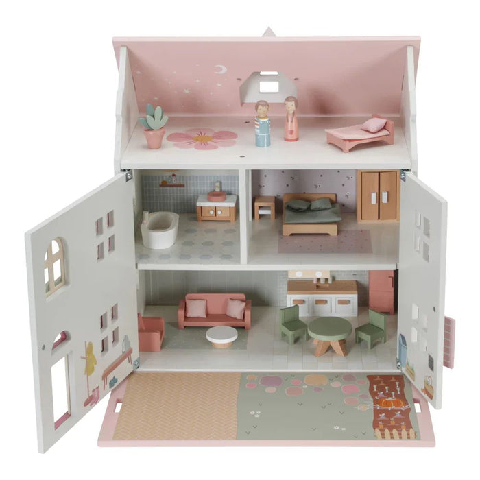 Wooden Dollhouse - Medium