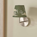 Zola Green Cotton Safari Tapered Lampshade